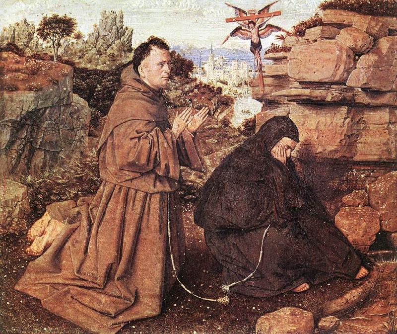 EYCK, Jan van Stigmatization of St Francis df oil painting image